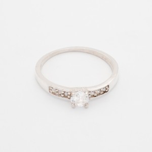 ANEL SOLITÁRIO PRATA