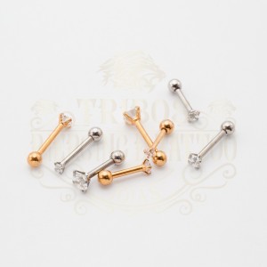 PIERCING BARBEL RETO PONTO DE LUZ