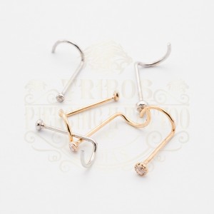 PIERCING NOSTRIL OURO 18K