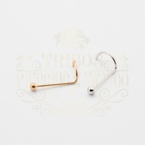 PIERCING NOSTRIL BOLINHA OURO 18K