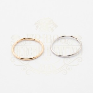 ARGOLA NARIZ OURO 18K