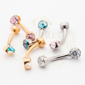 PIERCING UMBIGO GARRA TITANIO