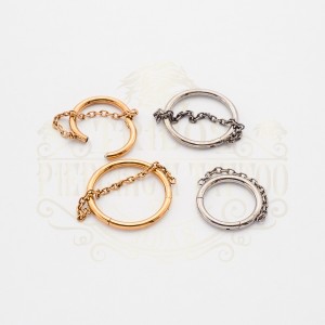 PIERCING ARGOLA LISA CLICKER COM CORRENTE