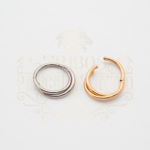 PIERCING ARGOLA ENTRELAÇADO LISO