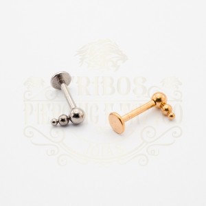 PIERCING LABRET DEGRADÊ TRÊS BOLL
