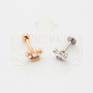 PIERCING LABRET TRÊS GOTAS