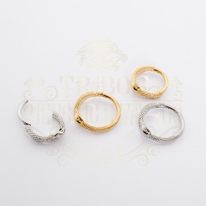 PIERCING ARGOLA CROBRA LATERAL AÇO