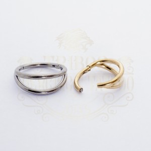 PIERCING ARGOLA FILEIRA DUPLA LISA