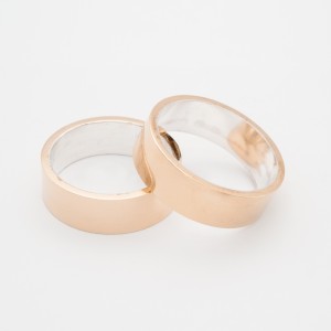 ALIANÇA MOEDA 6.M.M QUADRADA E RETA POR DENTRO